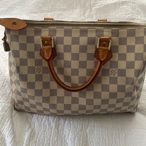 Relisted - PreLoved Louis Vuitton Speedy 30 Damier Azur
